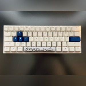 Ducky One Mini Keyboard - White - Gaming Keyboard